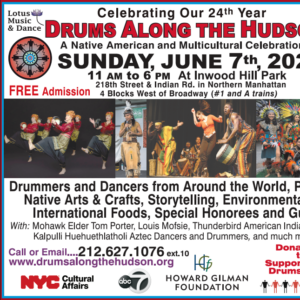 Drums Along the Hudson: A Native American Festival and Multicultural Celebration 2026